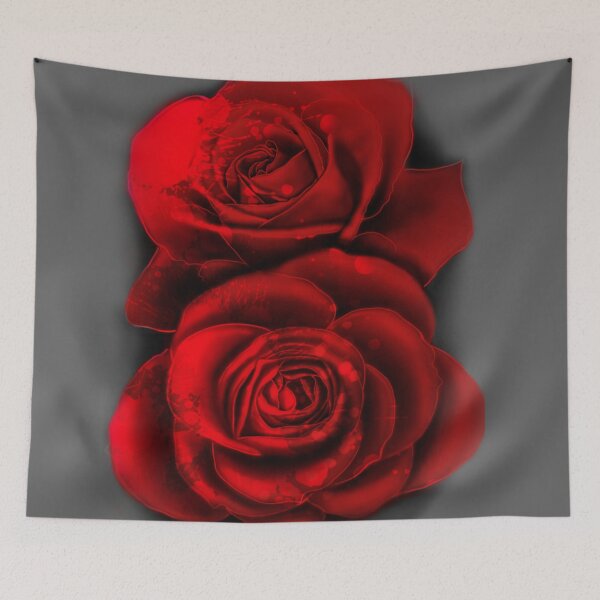 Item preview, Realistic red roses tattoo designed and sold by attracdionz.