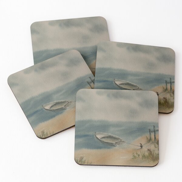 Item preview, Boat on the beach designed and sold by Elena Ledyaeva.