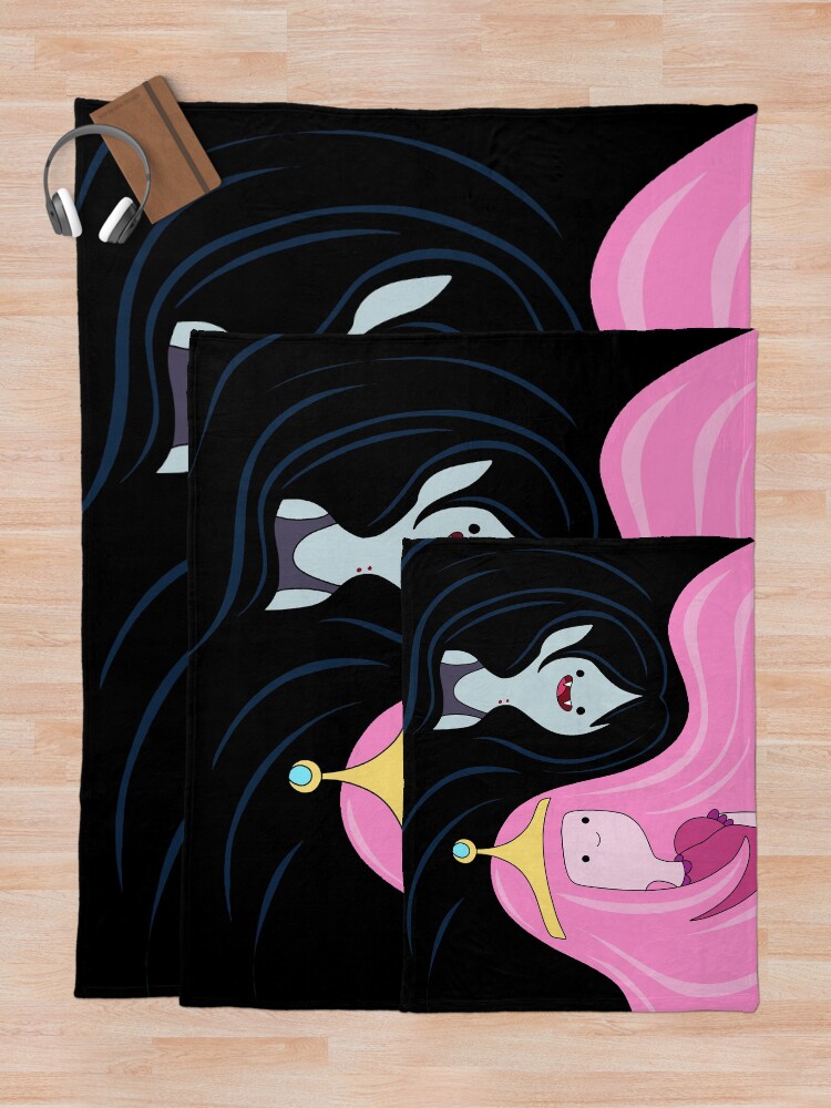 Alternate view of Princess Bubblegum and Marceline Throw Blanket