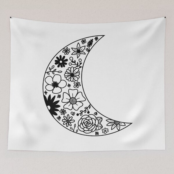 Item preview, Flower Moon designed and sold by DotsAndDaisies.