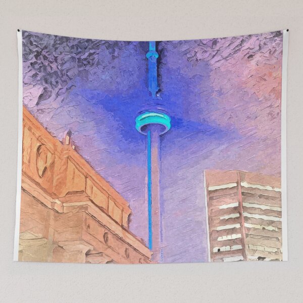 Item preview, Toronto CN Tower Street View from Union Station designed and sold by Paul Comtois.