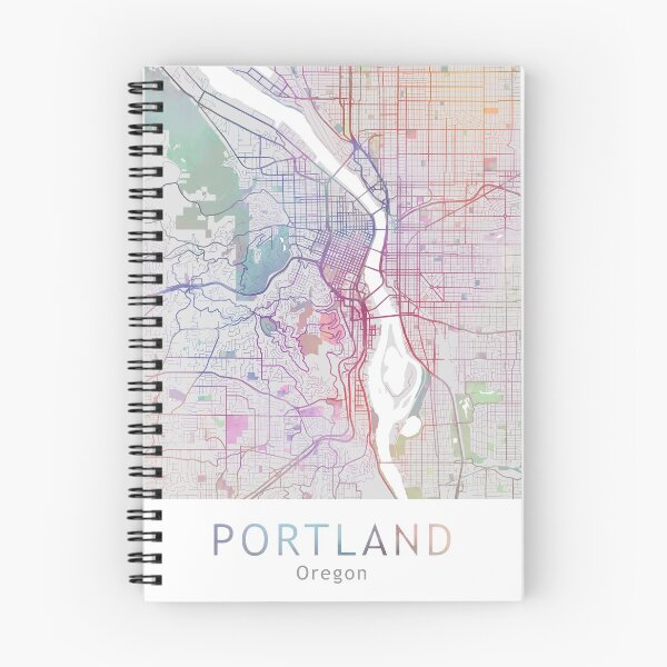 Item preview, Portland City Map, USA City Oregon designed and sold by TheRedFinch.