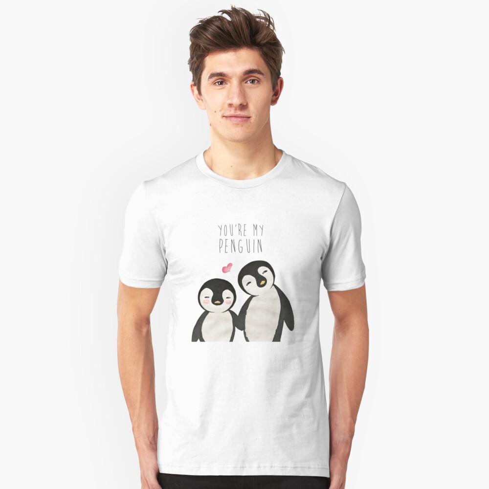You're my Penguin | When Penguins are in Love Slim Fit T-Shirt