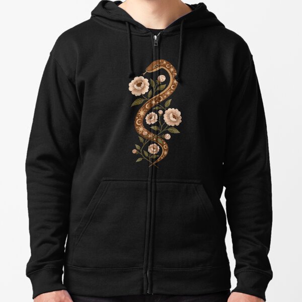 Serpent spells Zipped Hoodie