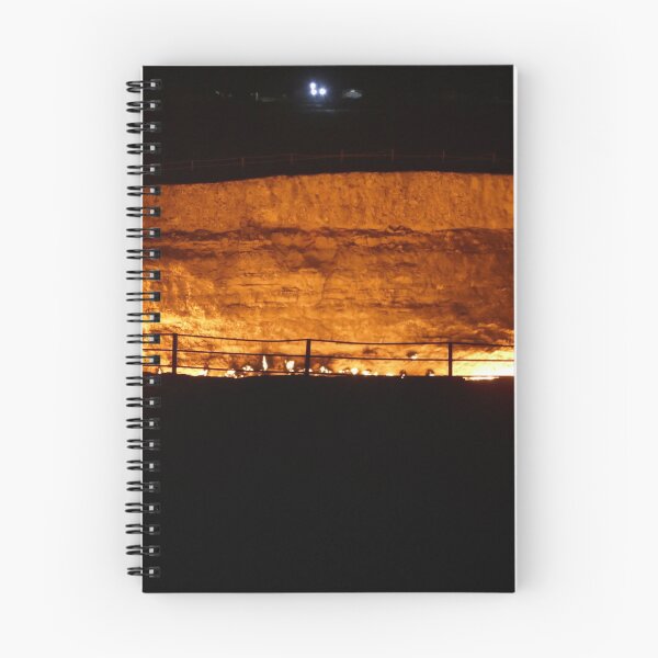 Item preview, Darvaza Gas Crater (The Gates of Hell) at night, Turkmenistan designed and sold by Geoffrey Grinton.