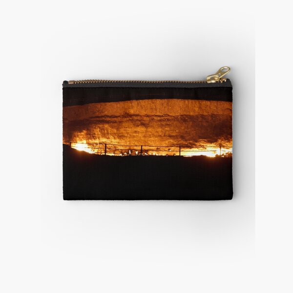 Item preview, Darvaza Gas Crater (The Gates of Hell) at night, Turkmenistan designed and sold by Geoffrey Grinton.