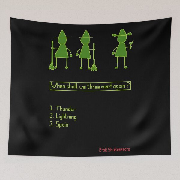 Item preview, 2 - Bit Shakespeare “When shall we three meet again?” designed and sold by gcooper80.