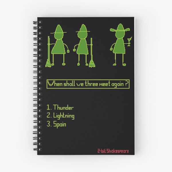 Item preview, 2 - Bit Shakespeare “When shall we three meet again?” designed and sold by gcooper80.