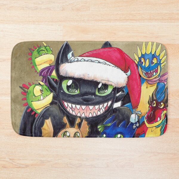 Item preview, Toothless Happy Snoggletog HTTYD Merry Christmas  designed and sold by aventi24.