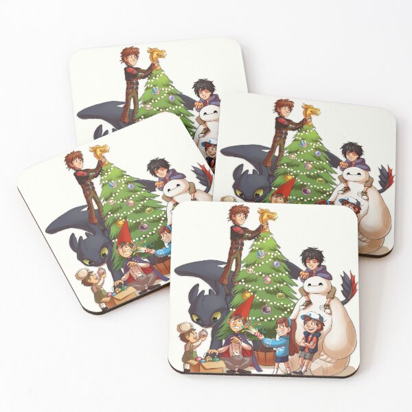 Item preview, Merry Christmas How To Train Your Dragon Mash up designed and sold by aventi24.