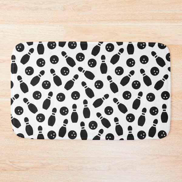 Item preview, Bowling seamless black pattern. Simple vector background. designed and sold by illucesco.