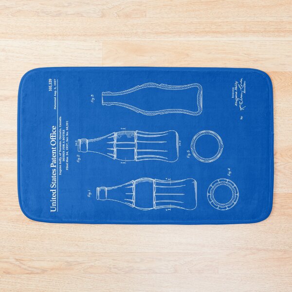 Item preview, Soda Bottle Patent - Blueprint designed and sold by FinlayMcNevin.