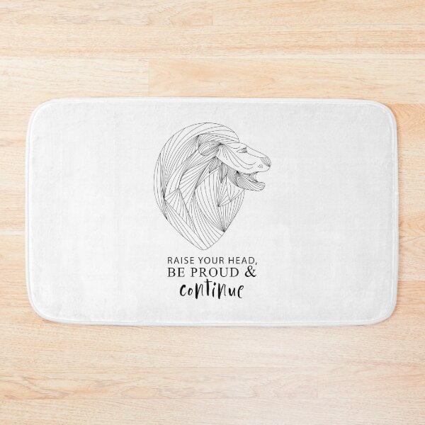 Item preview, Raise Your Head, Be Proud And Continue / Lion designed and sold by CreaKOA.