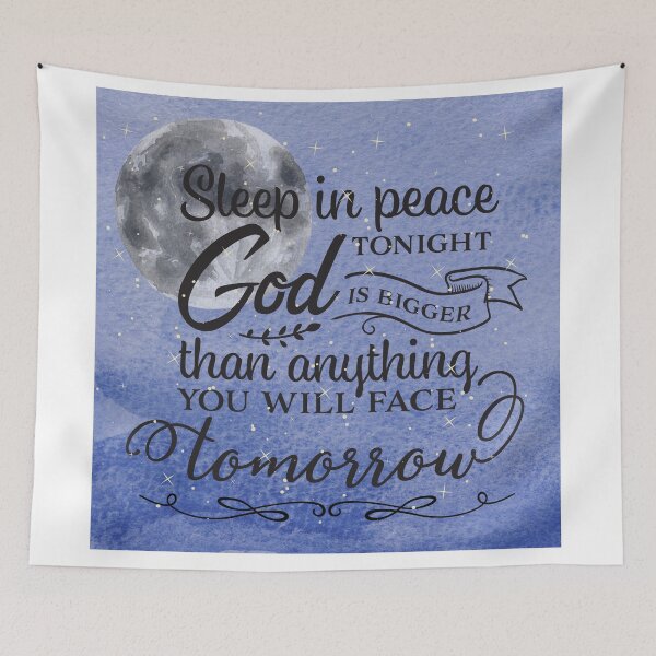 Item preview, Inspirational Peaceful Sleep Wall Art, Duvet & Pillows designed and sold by Nicola  Walker.