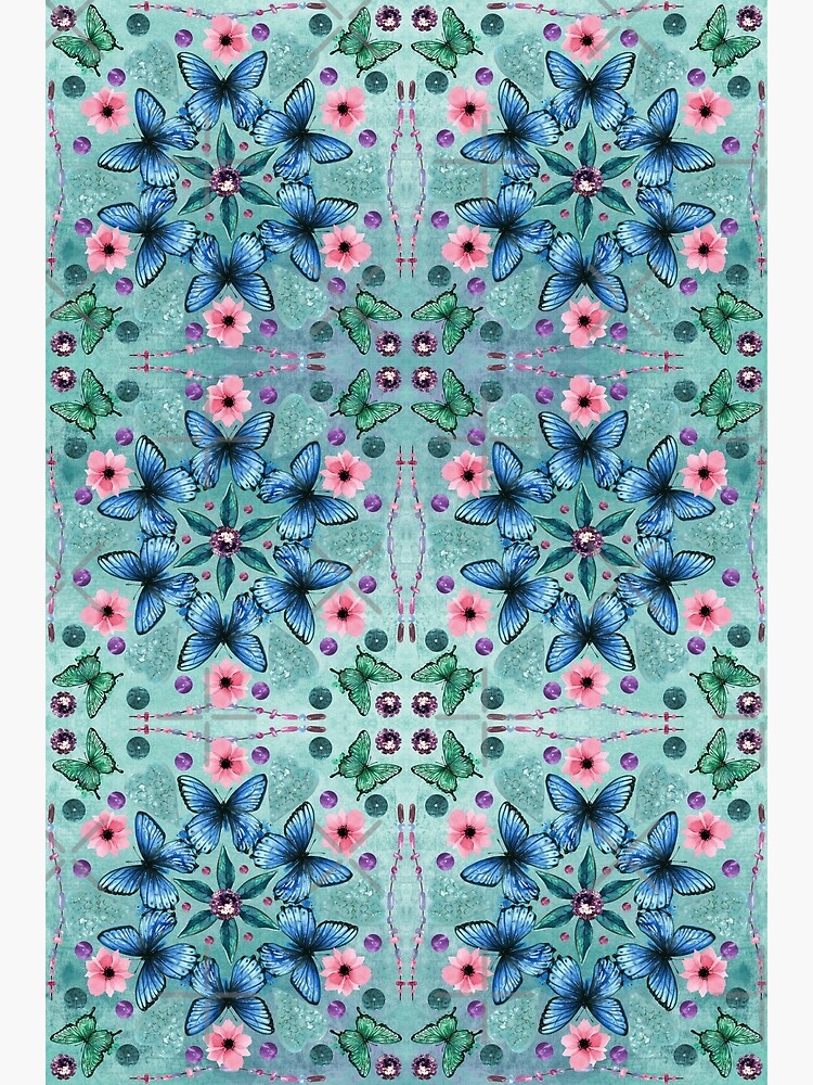 A Kaleidoscope of Butterflies - Blue by MerryMakewell