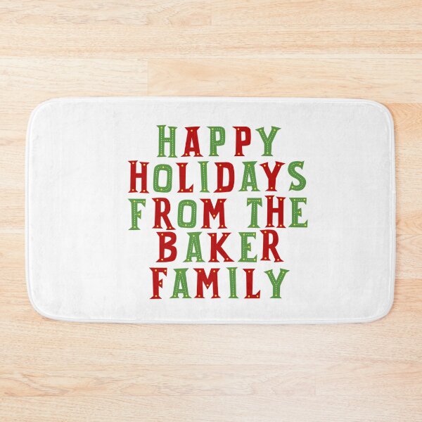 Item preview, Happy holidays from the Baker family designed and sold by Urosek.