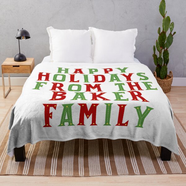 Item preview, Happy holidays from the Baker family designed and sold by Urosek.