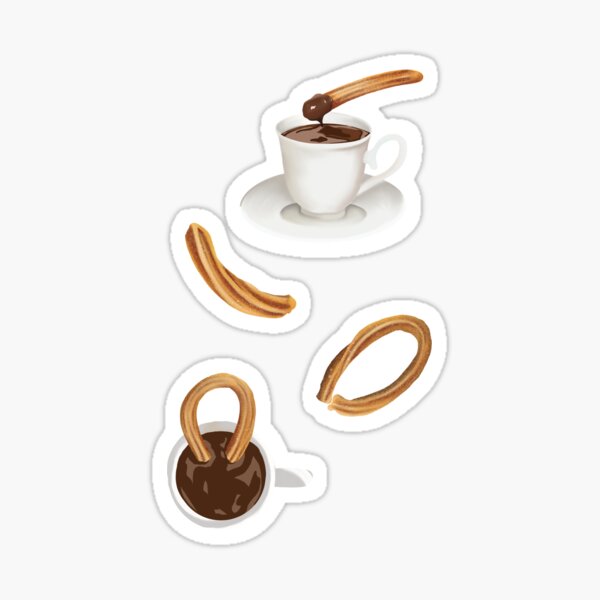 Artikel-Vorschau von Churros mit Schokolade, designt und verkauft von lauranicolass.