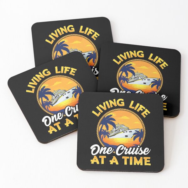 Item preview, Cute & Funny Living Life One Cruise At A Time designed and sold by perfectpresents.