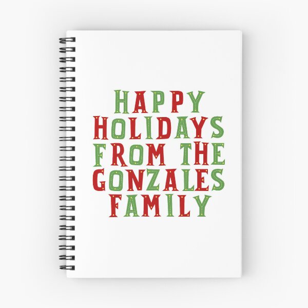 Item preview, Happy holidays from the Gonzales family designed and sold by Urosek.