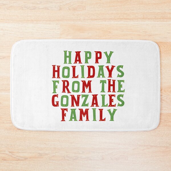 Item preview, Happy holidays from the Gonzales family designed and sold by Urosek.