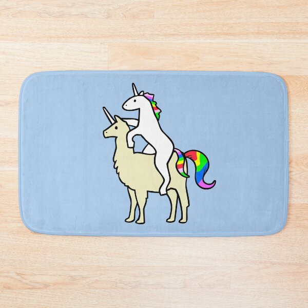 Item preview, Unicorn Riding Llamacorn designed and sold by jezkemp.