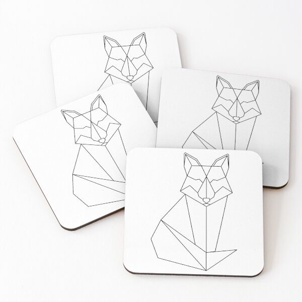 Item preview, Geometric fox designed and sold by BigThoughts.