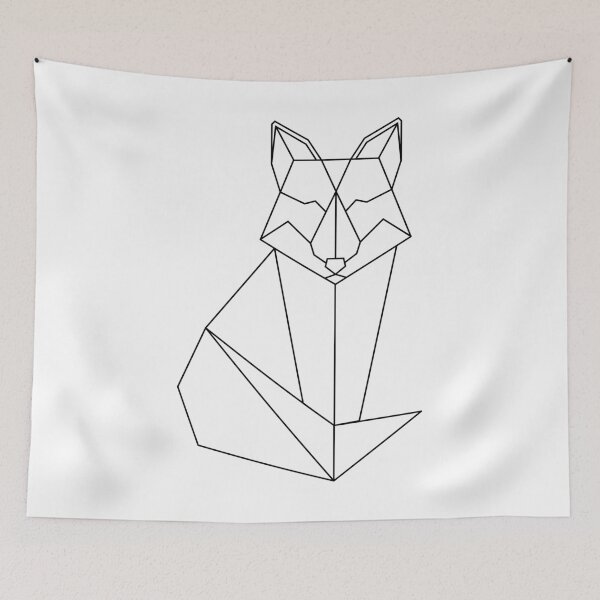 Item preview, Geometric fox designed and sold by BigThoughts.