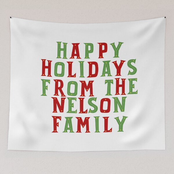 Item preview, Happy holidays from the Nelson family designed and sold by Urosek.