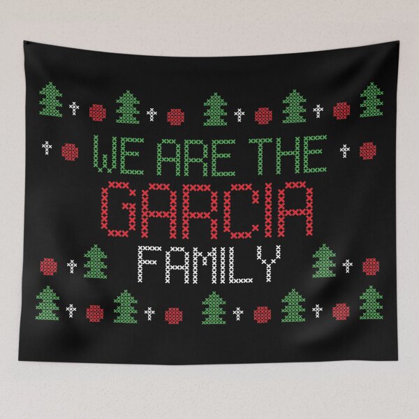Item preview, We are The Garcia Christmas Family designed and sold by elhefe.
