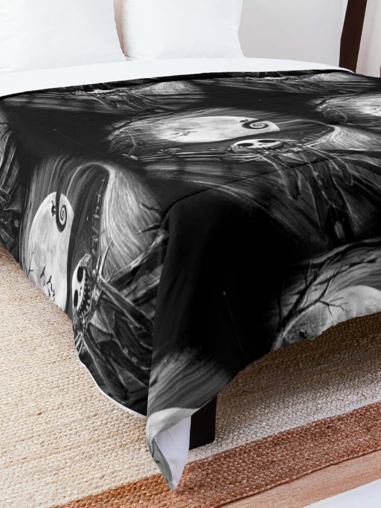 "Jack skellington scream art" Comforter by hala- | Redbubble