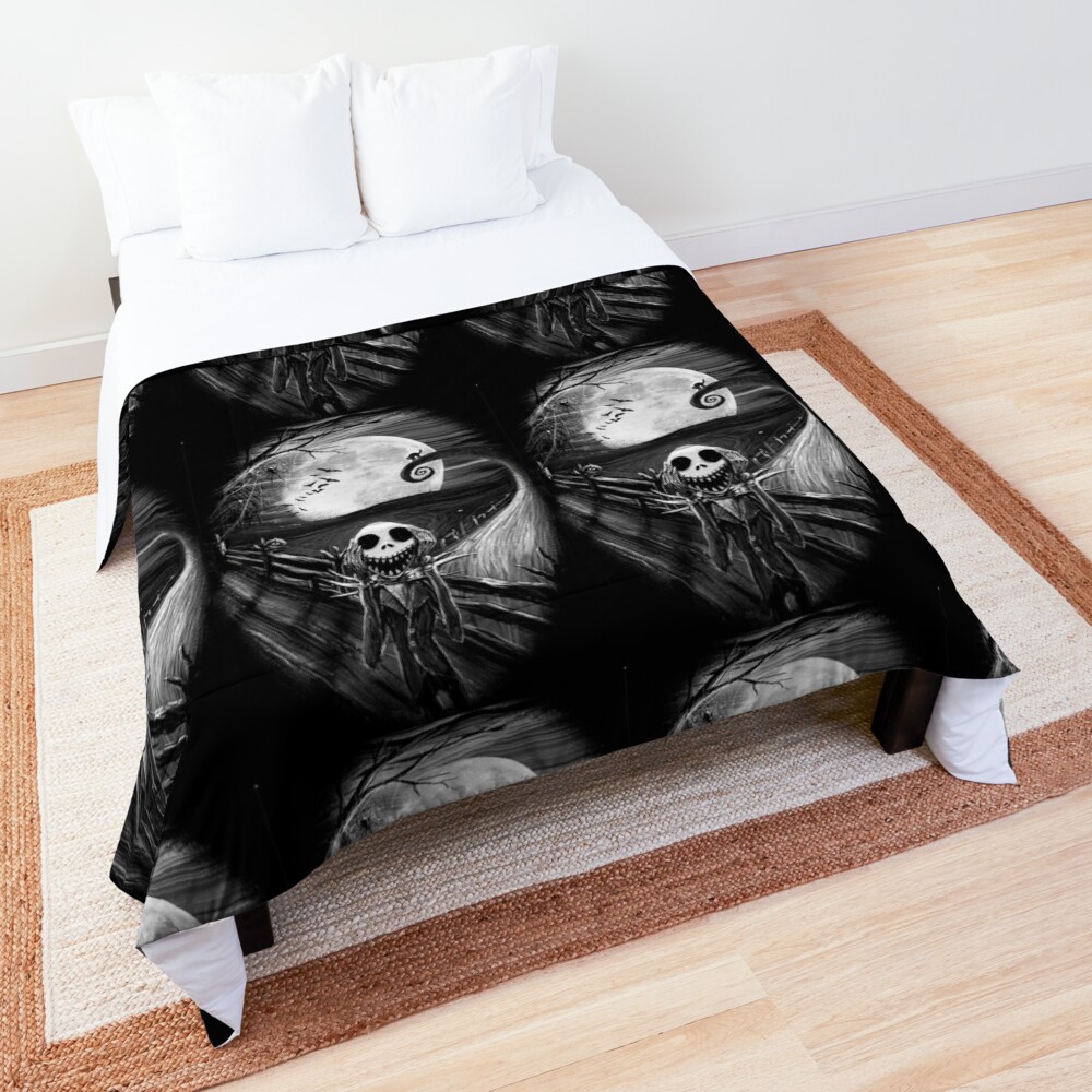 "Jack skellington scream art" Comforter by hala- | Redbubble