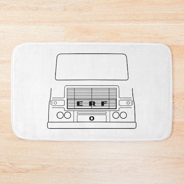 Item preview, ERF A series classic British lorry outline graphic (black) designed and sold by soitwouldseem.