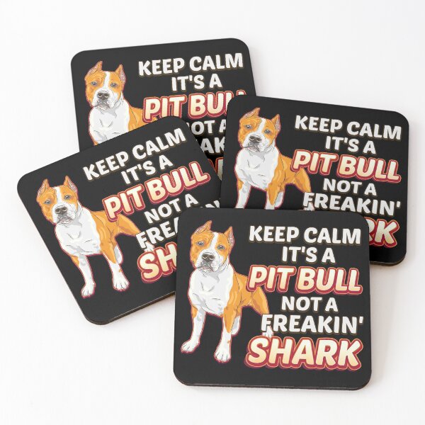Item preview, Funny Pit Bull Lover Gift - Keep Calm It's Not A Freaking Shark - Dog Rescuer Gift - Pit Bull designed and sold by kntranhoang.