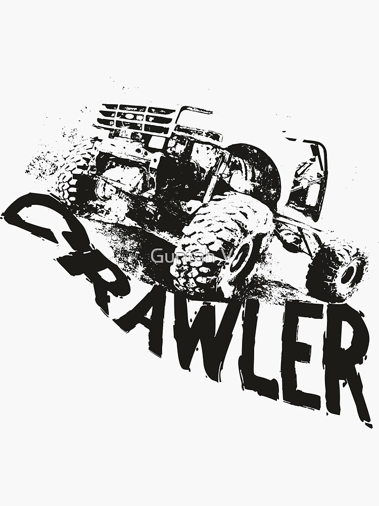 An Rc Rock Crawling Offroad Design Sticker For Sale By Gut Redbubble