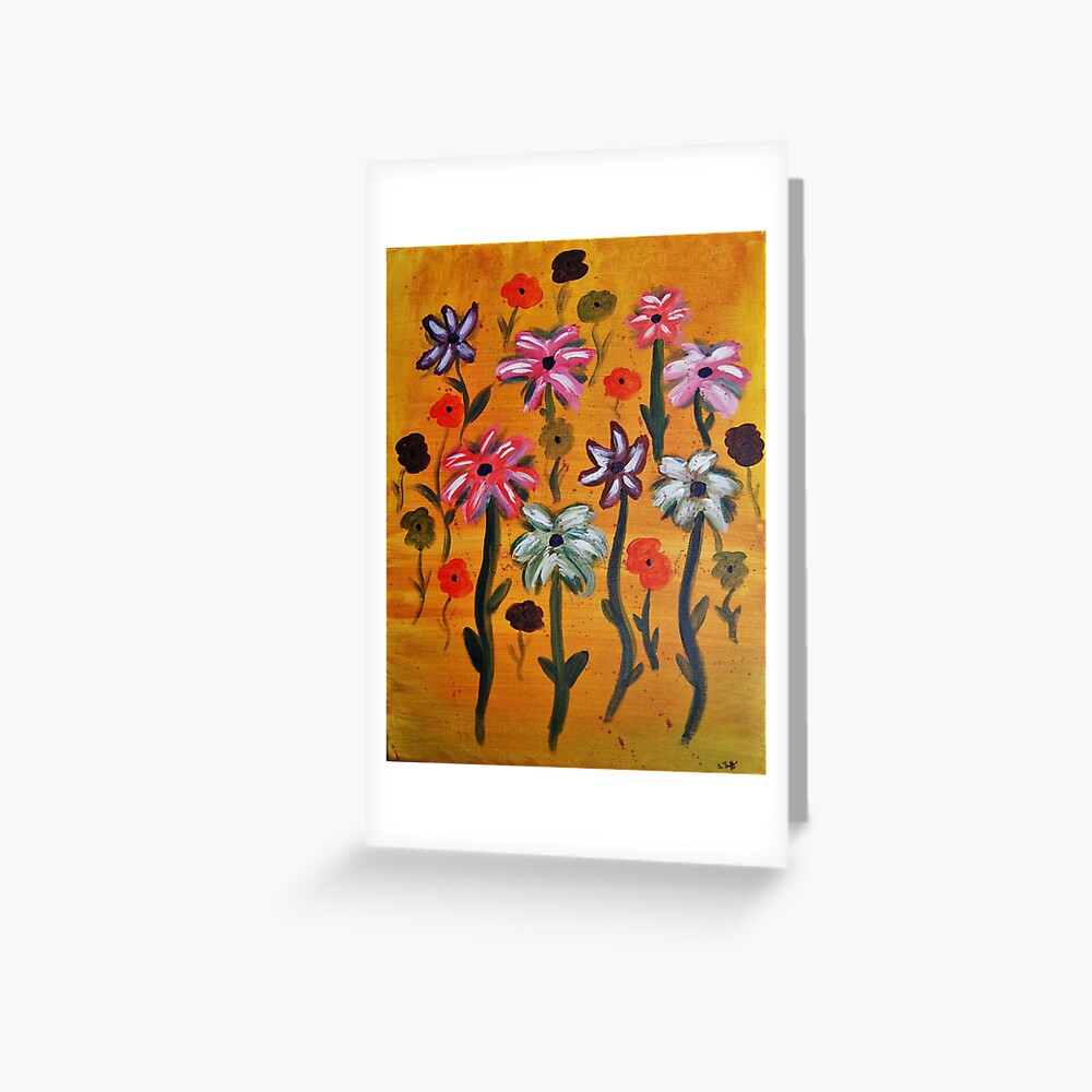 Spring Flowers Greeting Card