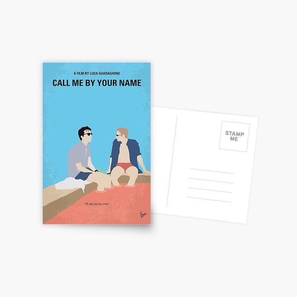 No1124 Póster de la película Mi Llamada por Tu Nombre minimal Postal