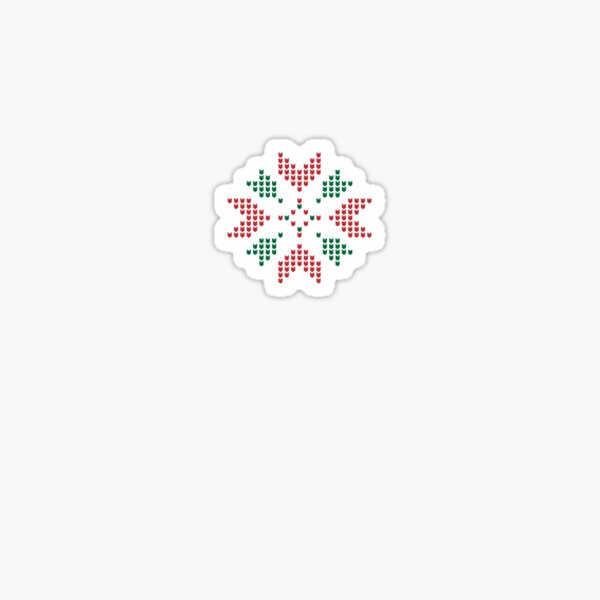 Christmas winter pattern Sticker