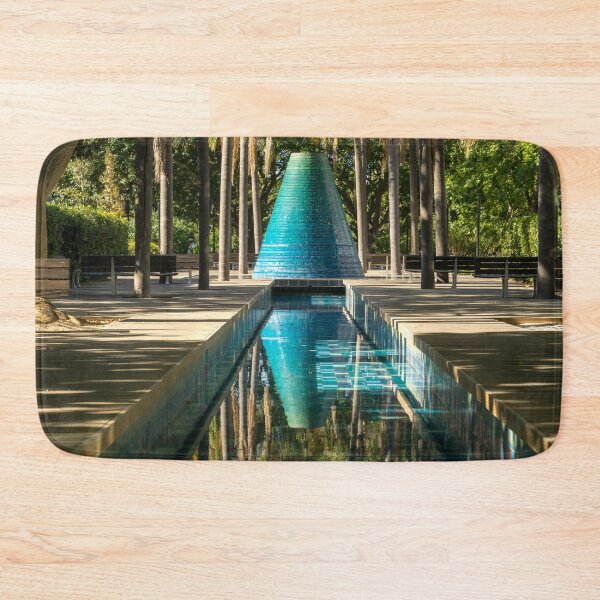 Item preview, Cool Conical Fountain and Reflecting Pool in Parque das Nacoes Lisbon Portugal designed and sold by Georgia Mizuleva.