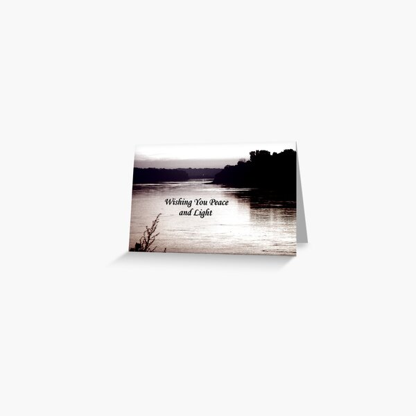 Peace and Light Card Greeting Card