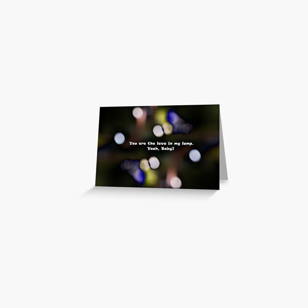 Groovy Greeting Greeting Card