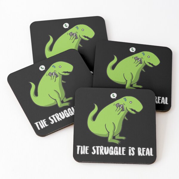 Item preview, Funny Dinosaur Lover Gift - Joke Gifts - Dino Gifts - T Rex Gag Gifts - The Struggle Is Real designed and sold by kntranhoang.