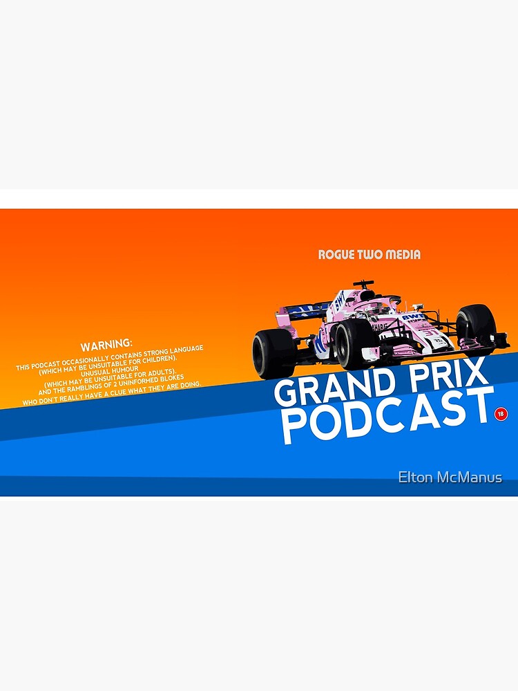 Thumbnail 6 of 6, Coffee Mug, Grand Prix Podcast Cup designed and sold by Elton McManus.