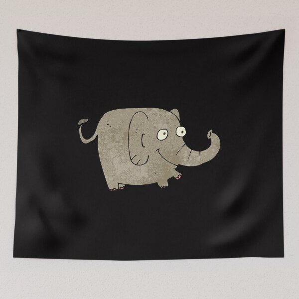 Item preview, Fat Smiley Elephant Pet Funny Happy Sarcastic Inspirational Spiritual Animal Birthday Gift designed and sold by EpsilonEridani.