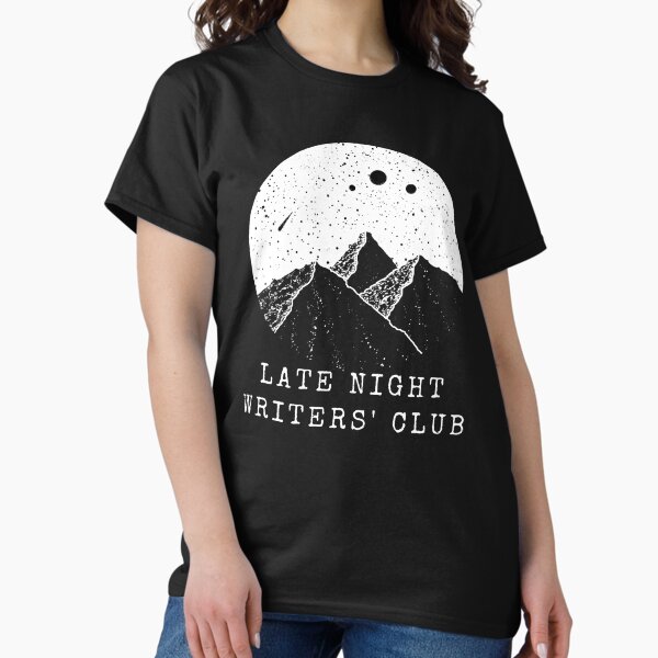 Item preview, Late Night Writers 'Club - Regalo divertido y elegante para escritores, autores y novelistas - Ice Cool Mountains Edition designed and sold by TurtleWitch82.