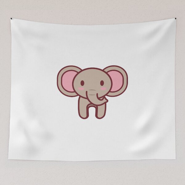Item preview, Pink Grey Elephant Pet Funny Happy Sarcastic Inspirational Spiritual Animal Birthday Gift designed and sold by EpsilonEridani.