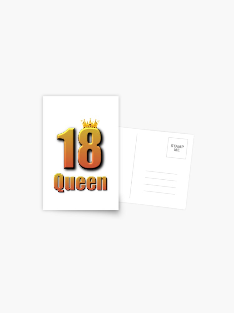 Carte Postale Anniversaire 18 Ans Reine Avec Couronne Jusqu A L Age De 18 Ans Joyeux Anniversaire Reine Avec Couronne De Princesse Par Trenddesigns24 Redbubble Carte Postale Anniversaire 18 Ans Reine Avec Couronne Jusqu A L Age De 18 Ans Joyeux Anniversaire Reine Avec Couronne De Princesse Par Trenddesigns24 Redbubble