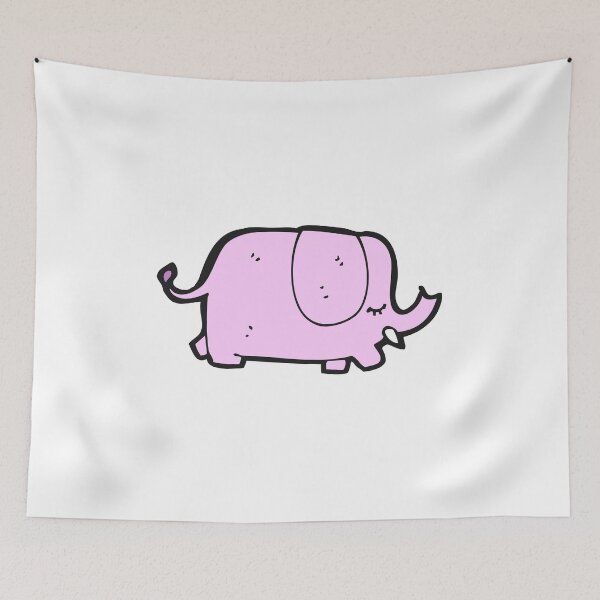Item preview, Walking Pink Elephant Pet Funny Happy Sarcastic Cute Inspirational Spiritual Animal Birthday Gift designed and sold by EpsilonEridani.