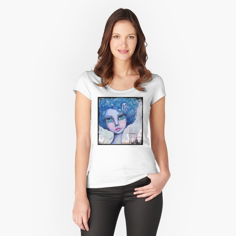 Item preview, Fitted Scoop T-Shirt designed and sold by LittleMissTyne.