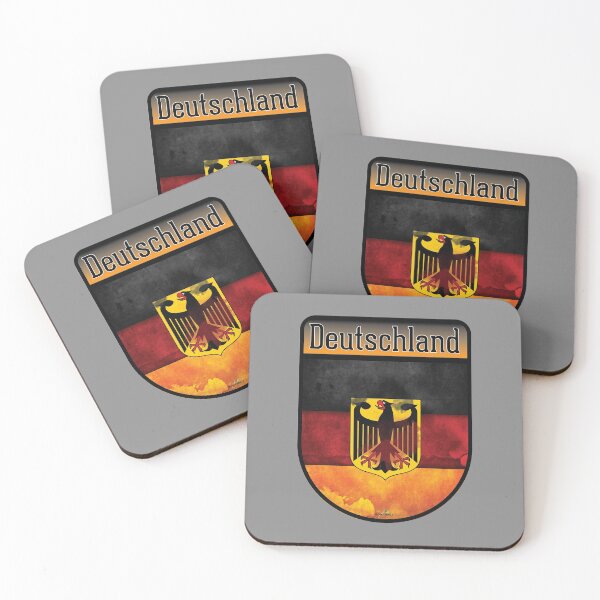 Item preview, GERMANY Deutschland German Deutsch shield stickers decals 01 designed and sold by OuterShellUK.